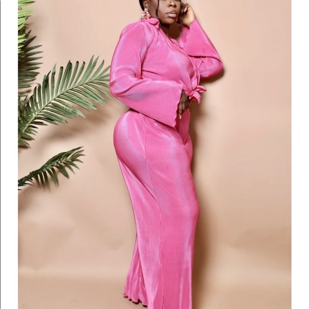 Brand New Hot Pink Two piece set! Size Medium